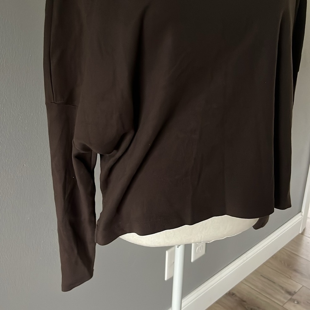 GRP1 Knits Cotton Dark Brown Sweater Long Sleeve - Picture 3 of 10